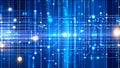 Abstract Digital Grid with Data Points Royalty Free Stock Photo