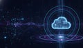 Digital Cloud Technology Concept Royalty Free Stock Photo