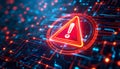 Digital Security Alert Royalty Free Stock Photo