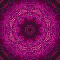 Abstract digital kaleidoscope ornament unique texture mandala, color ornament, decor background