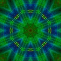 Abstract digital kaleidoscope unique texture mandala, color ornament, decor background