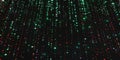 Abstract digital matrix background with binary code pattern and futuristic design elements Royalty Free Stock Photo