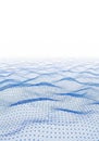 Abstract Digital Network Background, Blue Mesh on White, Data Structure Royalty Free Stock Photo