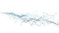 Abstract Digital Network Connection Lines Icon, vector design Generative AI Royalty Free Stock Photo