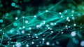 Abstract Digital Network Connection, Plexus Background Royalty Free Stock Photo