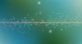 Abstract digital network visualization with interconnected nodes and lines forming Royalty Free Stock Photo