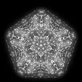 Mandala snowflake - digital art
