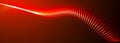 Abstract digital particle wave. Technology background. Futuristic dot wave. Network connection structure. Presentation Royalty Free Stock Photo