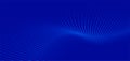 Abstract digital particle wave. Technology background. Futuristic dot wave. Network connection structure. Presentation Royalty Free Stock Photo