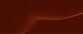 Abstract digital particle wave. Technology background. Futuristic dot wave. Presentation design background. Technology