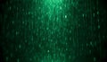Abstract Digital Rain Green Binary Code Falling Stream Data Flow Visualization Royalty Free Stock Photo