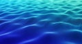 Abstract Digital Rendering of Rippling Water Surface with Blue and Teal Gradient ripple wave Royalty Free Stock Photo