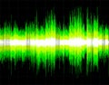 Abstract digital sound wave background Royalty Free Stock Photo