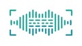 Abstract Digital Sound Wave Visualizer, vector design Generative AI Royalty Free Stock Photo