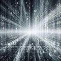 Abstract digital technology background. 3d rendering toned image double exposure Royalty Free Stock Photo