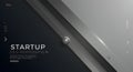 Modern Abstract Startup Business Background with Geometric Shapes Royalty Free Stock Photo