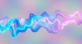 Abstract digital wave of blue and purple light artistic background Royalty Free Stock Photo