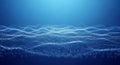 Abstract digital wave pattern with blue background representing data flow and technology Royalty Free Stock Photo