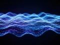 Abstract digital wave pattern Royalty Free Stock Photo