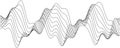 Abstract digital waveform pattern for modern design and visual concepts