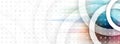 Abstract digital web site header. Banner background