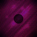 Abstract disco background with halftone. Royalty Free Stock Photo