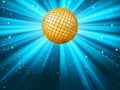 Abstract disco party lights background. EPS 8 Royalty Free Stock Photo