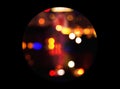 Abstract discoball or magic ball night Royalty Free Stock Photo
