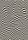 Abstract distortion line background. Striped wave backdrop.