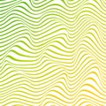 Abstract distortion line background. Striped wave backdrop.