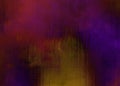 Abstract distressed rich red purple yellow dark motion vertical lines on dynamic background. Spiral pulse sound wave rhythm Royalty Free Stock Photo