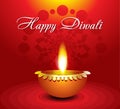 Abstract diwali background with diyali