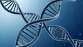 Abstract DNA Double Helix Structure Royalty Free Stock Photo