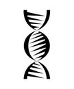 Abstract DNA strand symbol. Isolated on white background. Vector concept illustration. Royalty Free Stock Photo