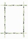 Abstract dollars frame