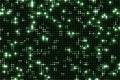 Abstract dot glitter sparkle green binary digital code, computer Royalty Free Stock Photo