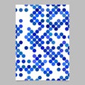 Abstract dot pattern background page template - vector design Royalty Free Stock Photo