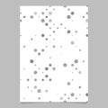 Abstract dot pattern poster template background Royalty Free Stock Photo