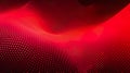 Abstract dot red wave pattern screen gradient background, technology and science Royalty Free Stock Photo