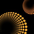 Abstract doted background