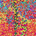 Abstract dots background with random colors