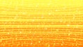 Music Notes in Orange and Yellow Gradient Background with Shining Sparkles, Dots and Lines Texture Royalty Free Stock Photo