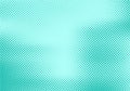 Abstract dots stripe halftone effect on green turquoise background and texture Royalty Free Stock Photo