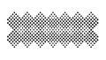 Abstract Dotted Geometric Pattern, Modern Halftone Design Element, vector design Generative AI Royalty Free Stock Photo