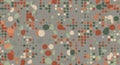 Abstract Dotted Pattern - A Colorful and Dynamic Background Design Royalty Free Stock Photo