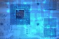 Circuit or computer or electronics board