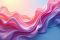 Abstract draped fabric with soft pink and lavender hues, illuminated by a gentle light source. Generative AI Royalty Free Stock Photo