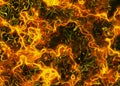 Abstract dreamy fire lines backgrounds. Freezelight effect Royalty Free Stock Photo