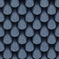 Abstract drops pattern - seamless pattern - blue jeans textile