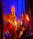 Abstract drummer concert. Royalty Free Stock Photo